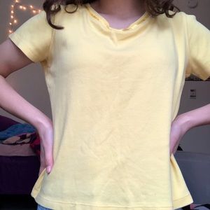 Coral Bay Yellow Short Sleeve Shirt
